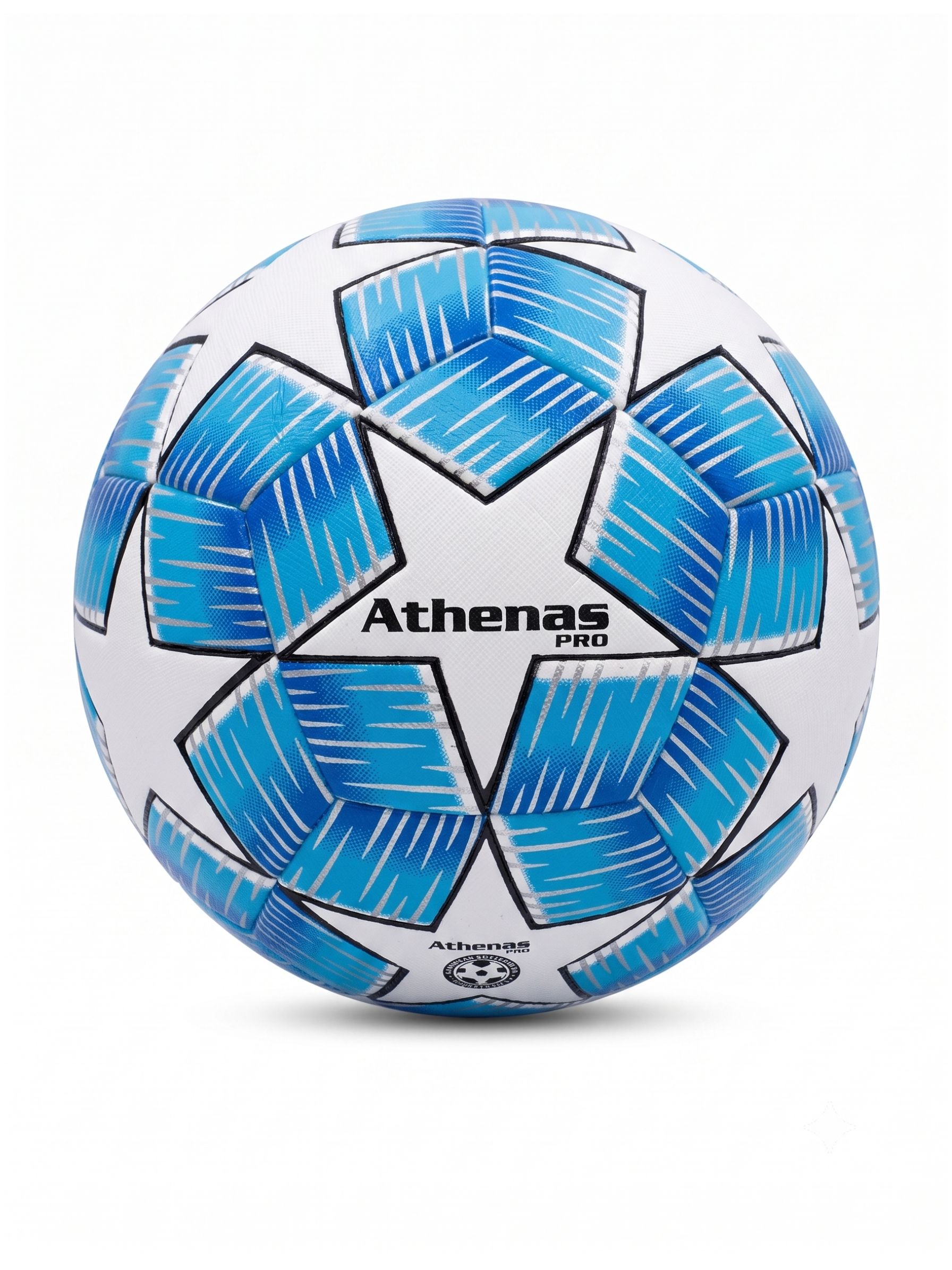 Pelota de Fútbol Athenas PU Termosellada estilo Champions #5 - Azul