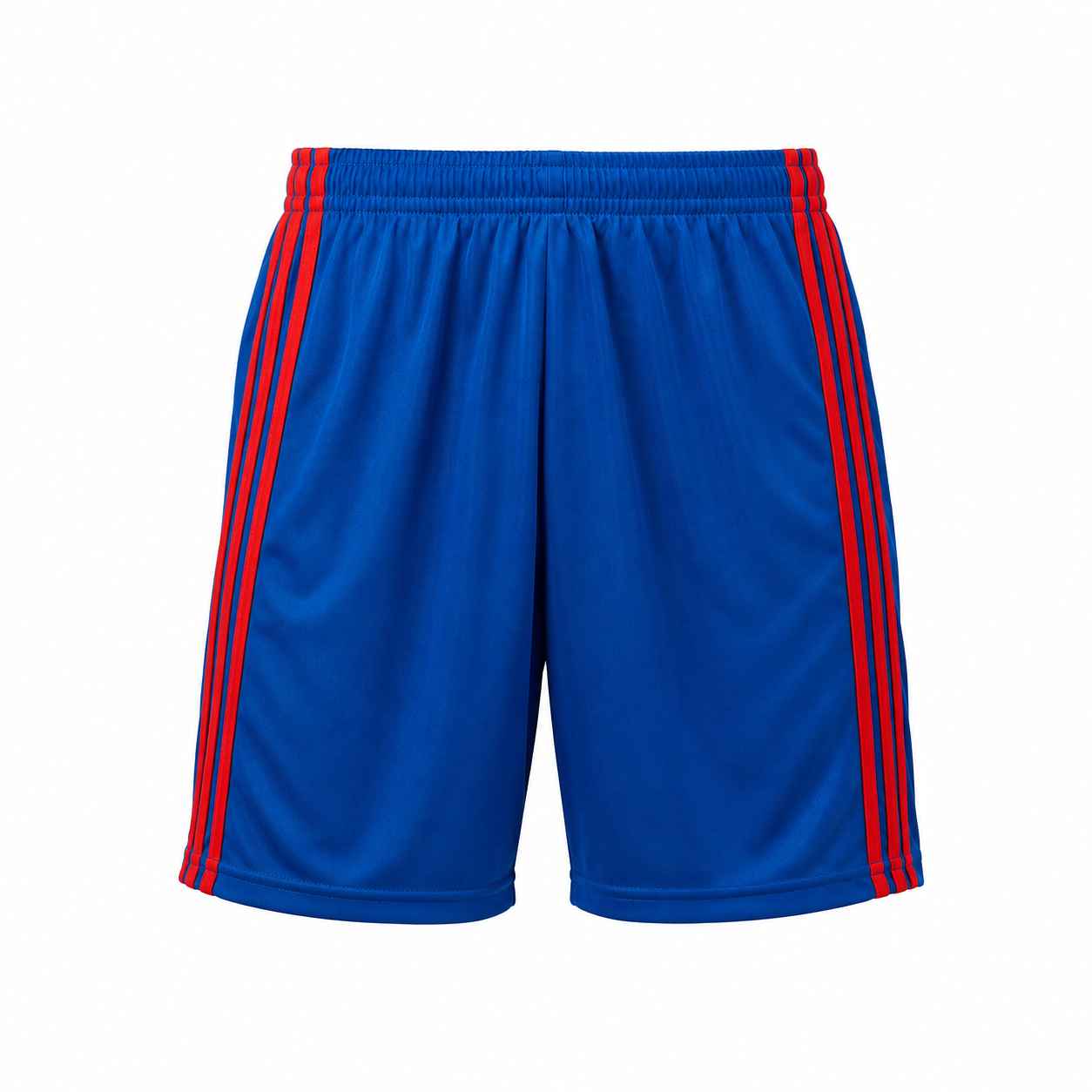 Short Azul con lineas rojas