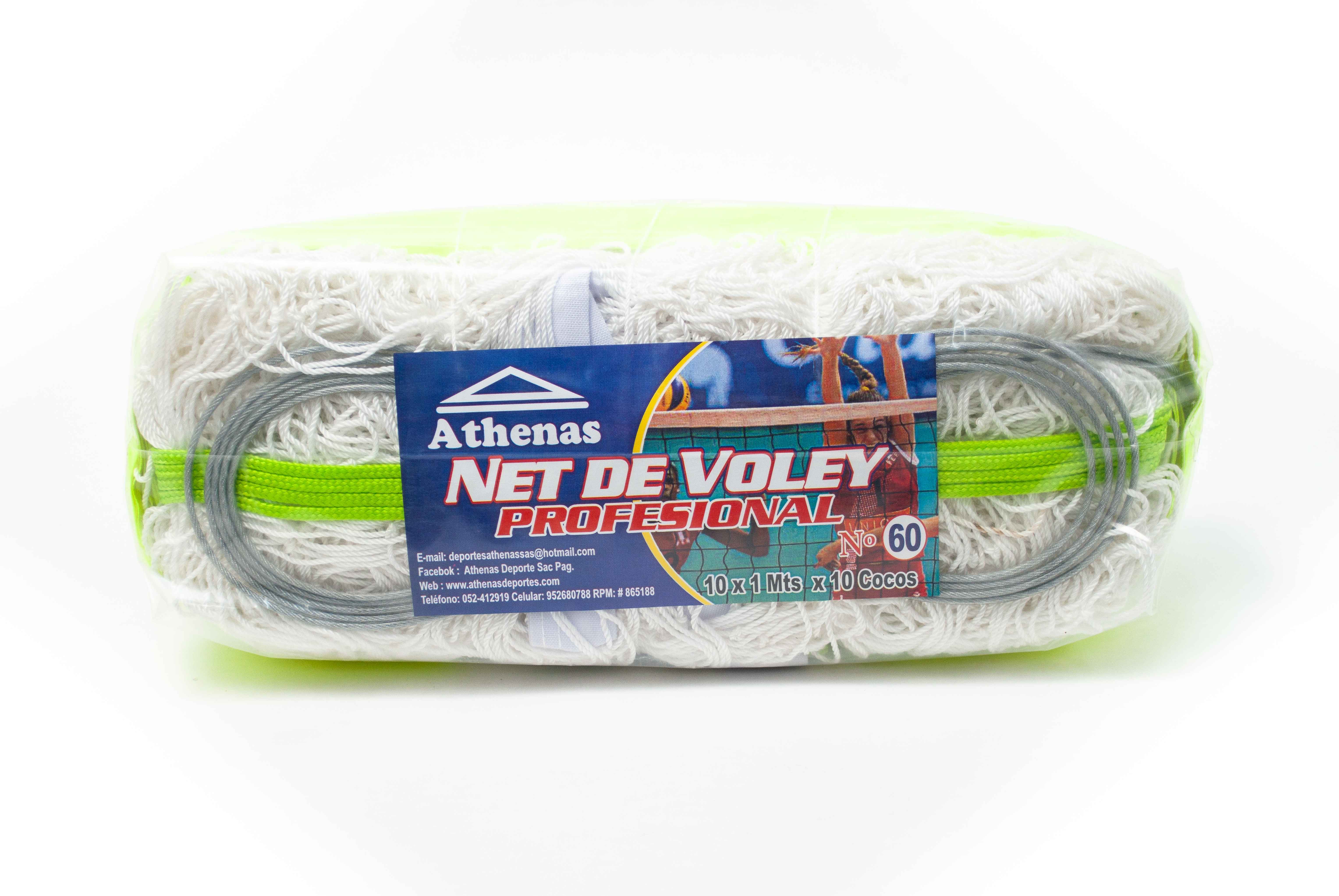 Net de voley Profesional Athenas #60 - Blanco/Verde