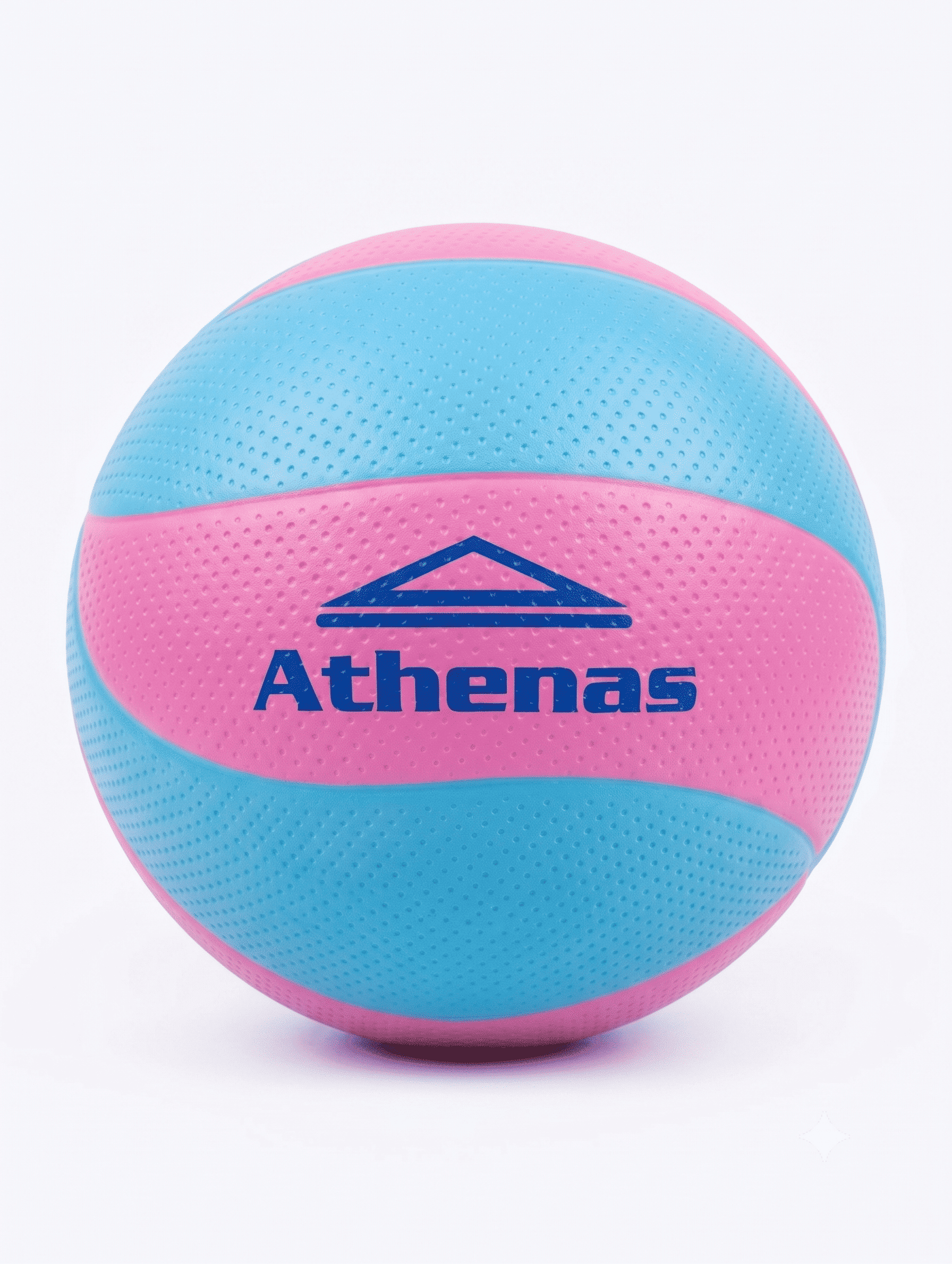 Pelota de Vóley Athenas Goma - Celeste/Fucsia