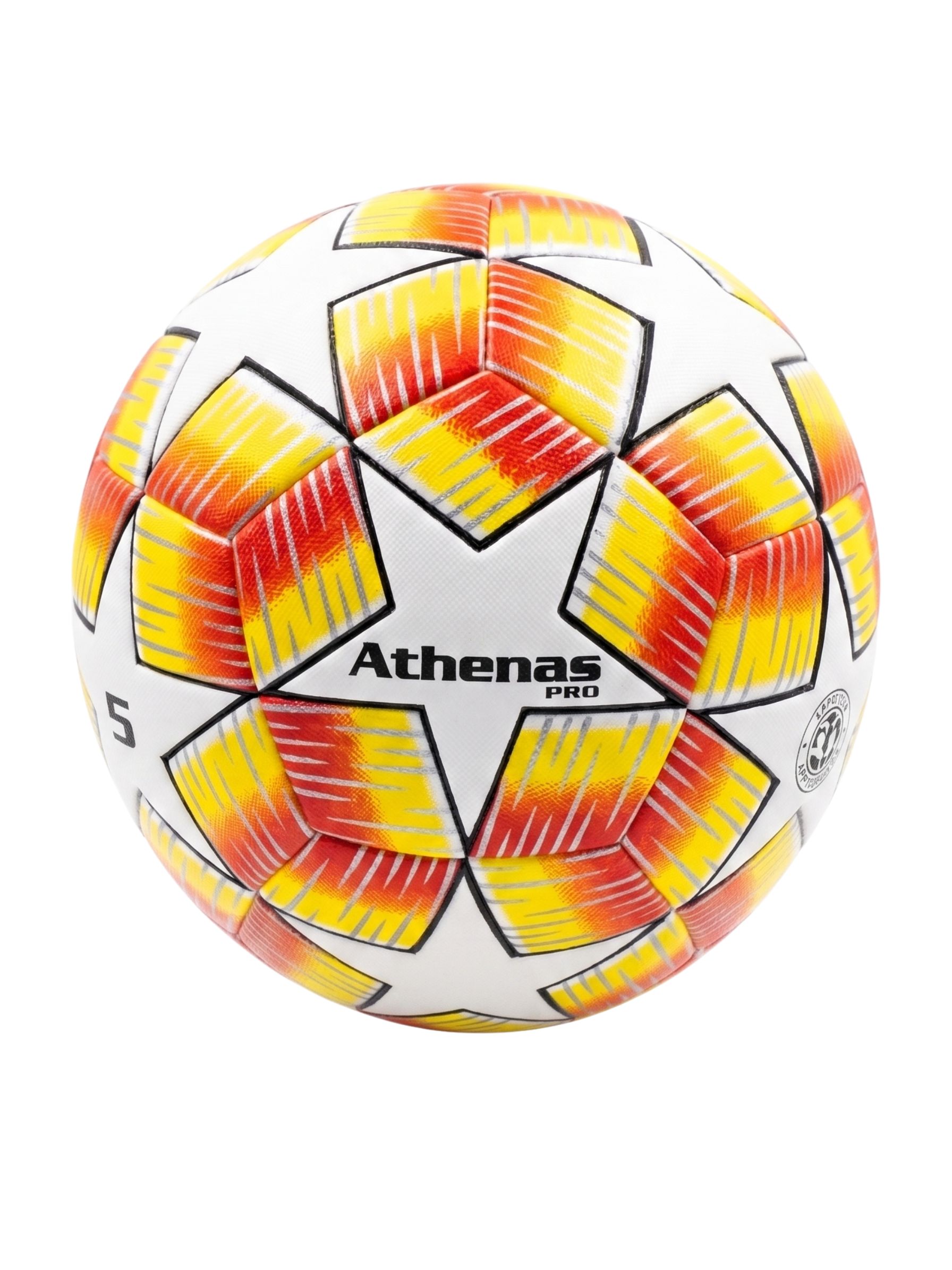 Pelota de Fútbol Athenas PU Termosellada estilo Champions #5 - Naranja