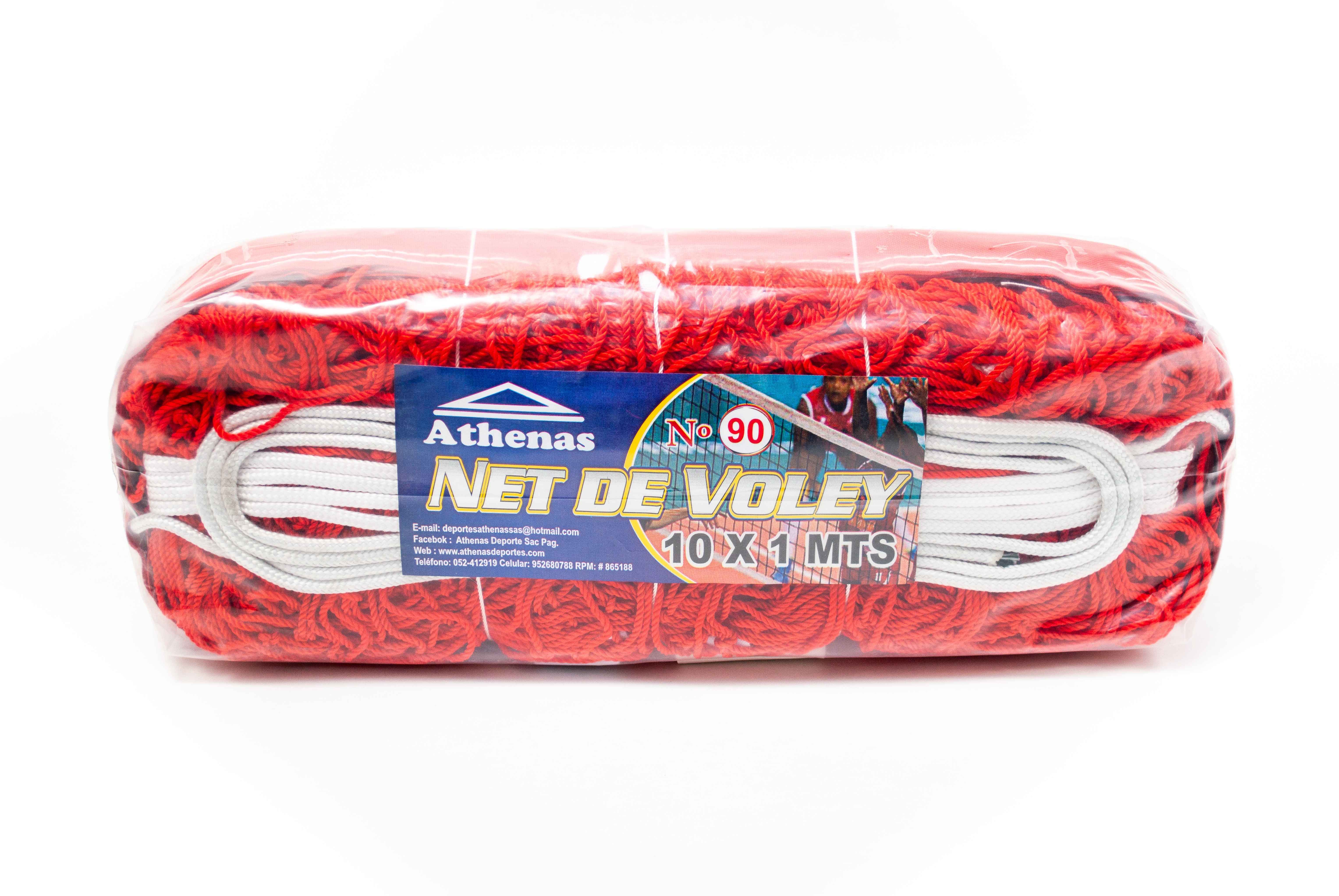 Net de Voley Athenas #90 - Rojo/Blanco