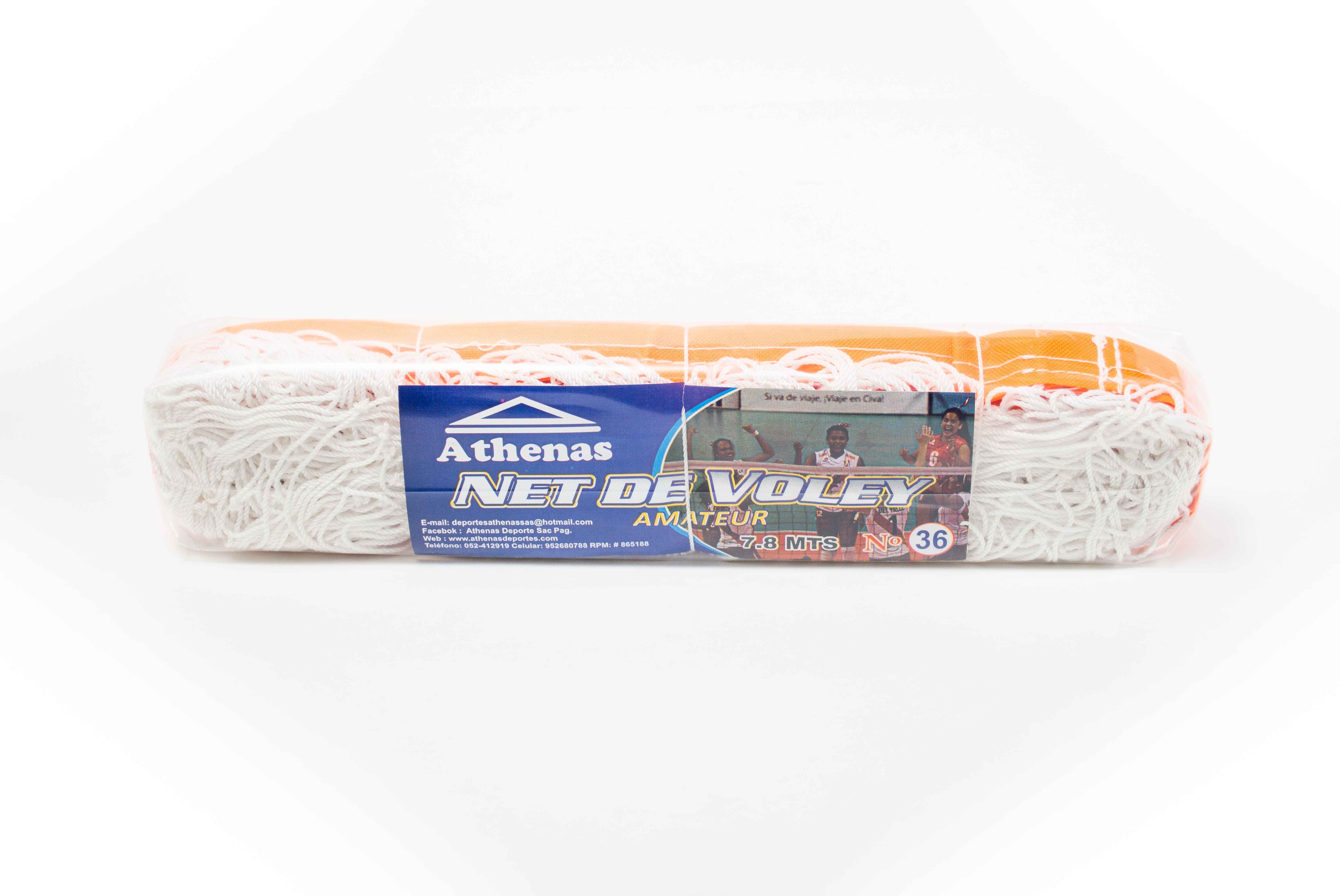 Net de voley Amateur Athenas #36 - Blanco/Naranja