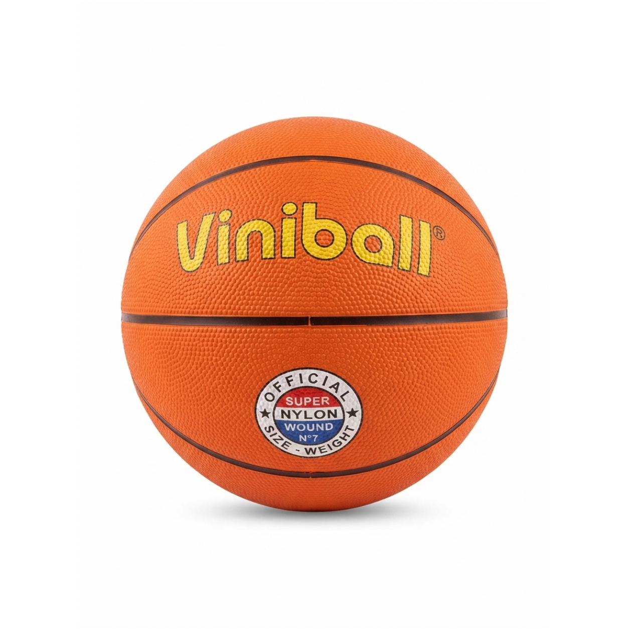 PELOTA DE BÁSKET VINIBALL GOMA NARANJA TALLA 7