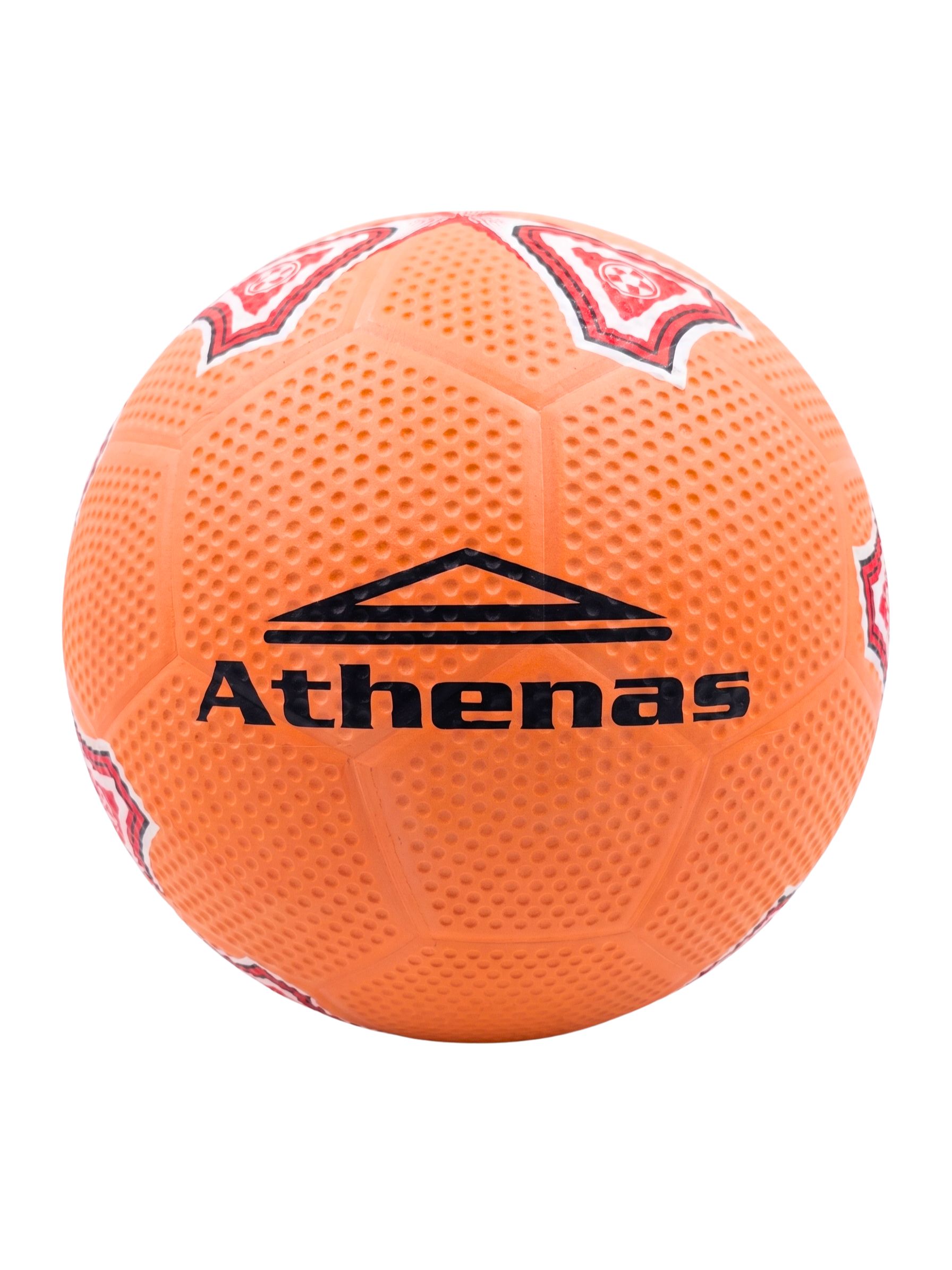 Pelota de Fútbol Athenas Goma #5 - Naranja