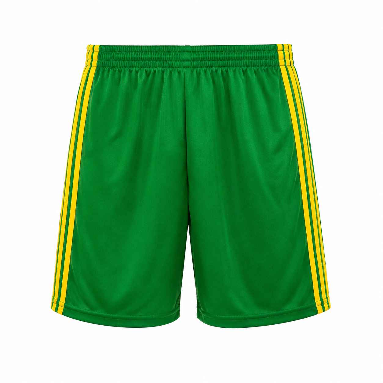 Short Verde con Lineas Amarillas