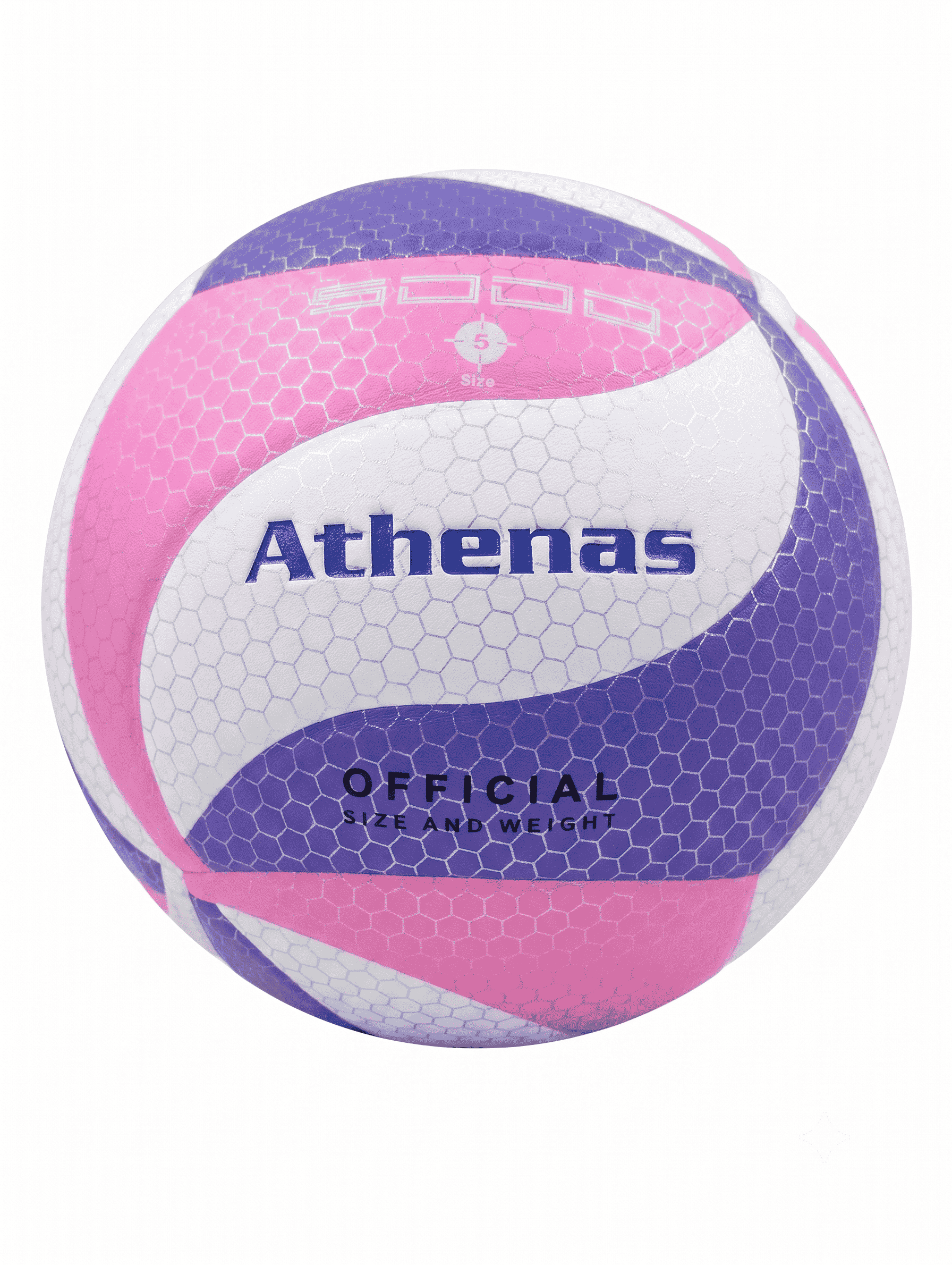Pelota de Vóley Athenas 5000 PVC - Rosado y Morado