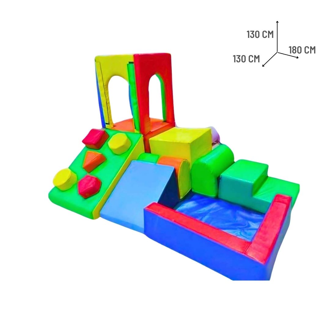 JUEGO DE AVENTURA CON PISCINA