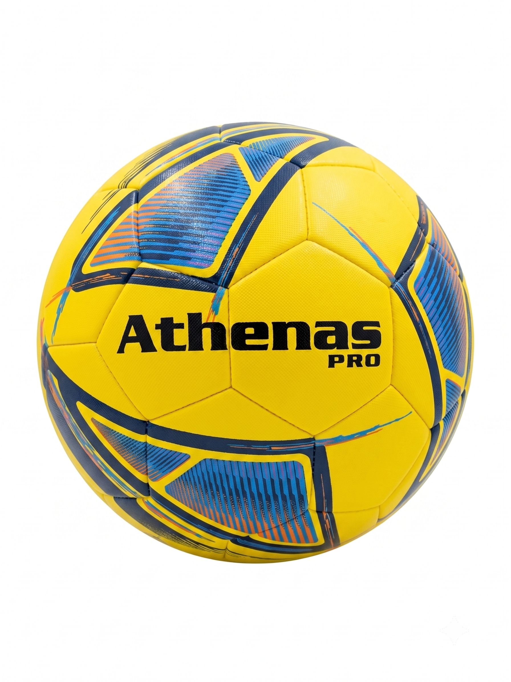 Pelota de Fútbol Athenas PU Termosellada #5 - Amarillo y Azul