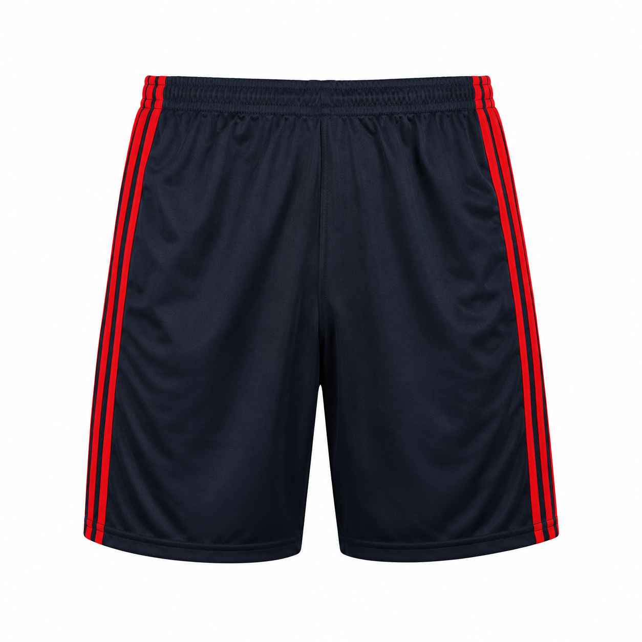 Short Azul Noche con lineas rojas