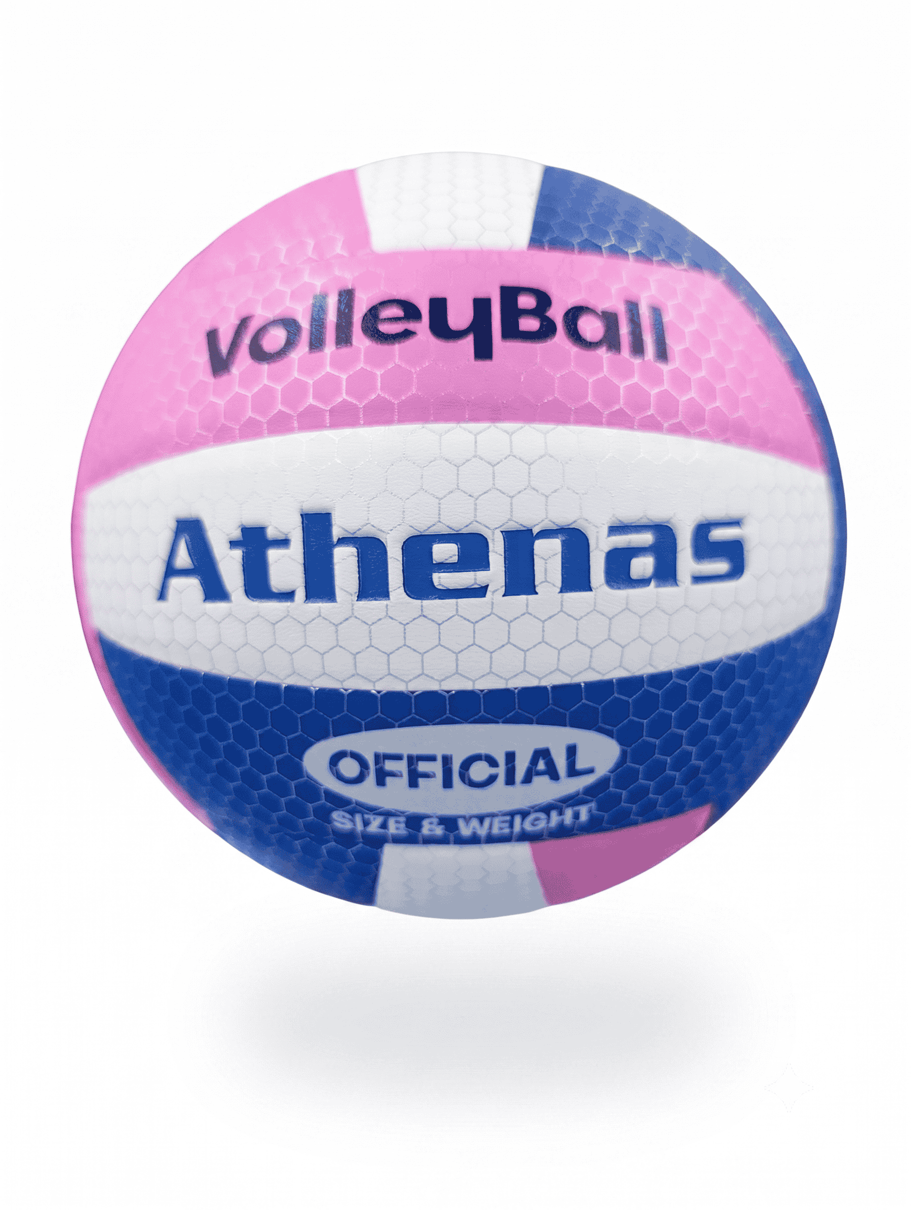Pelota de Vóley PVC Athenas Official - Rosa y Azul