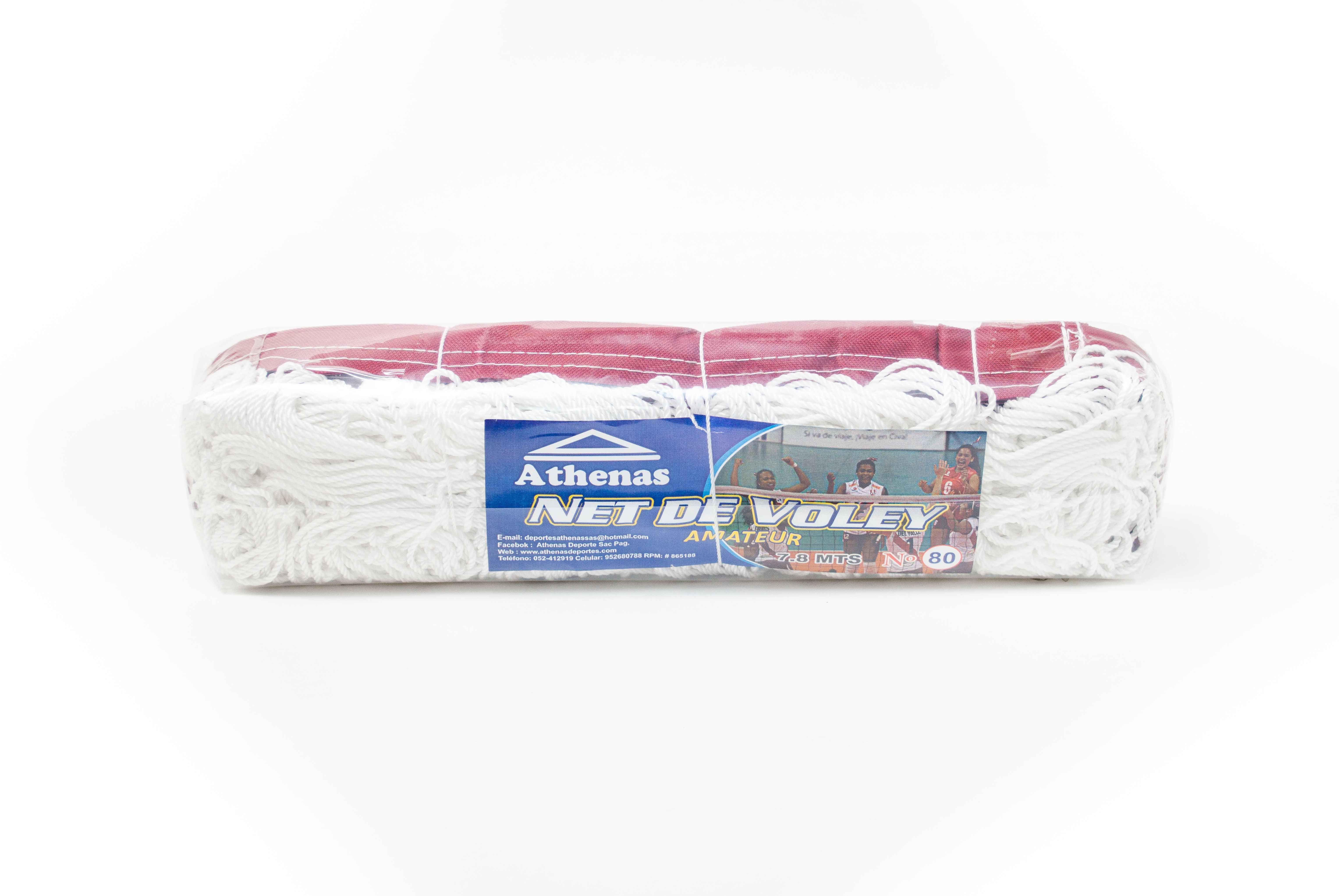 Net de voley Amateur Athenas #80 - Blanco/Granate