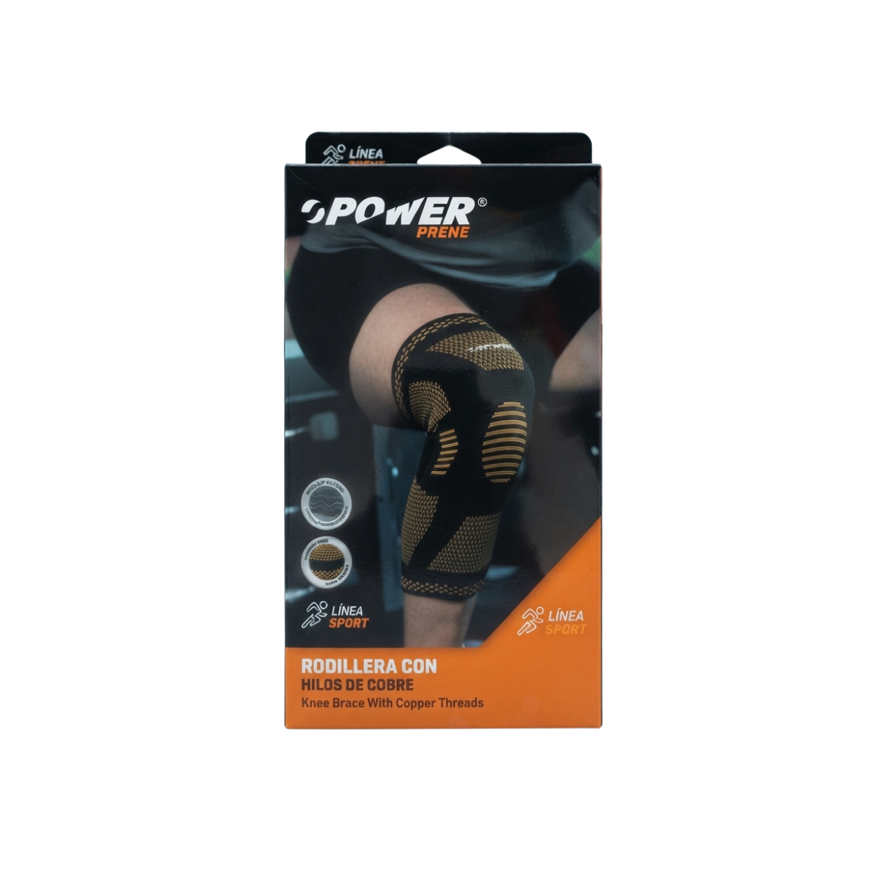 RODILLERA PARA LESIONES CON SOPORTE DE GEL POWER PRENE X1 UND